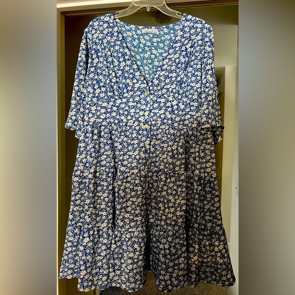 Flowy Blue Dress